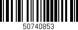Código de barras (EAN, GTIN, SKU, ISBN): '50740853'