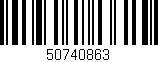Código de barras (EAN, GTIN, SKU, ISBN): '50740863'