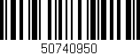 Código de barras (EAN, GTIN, SKU, ISBN): '50740950'
