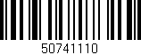 Código de barras (EAN, GTIN, SKU, ISBN): '50741110'