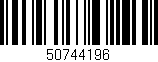 Código de barras (EAN, GTIN, SKU, ISBN): '50744196'