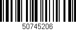 Código de barras (EAN, GTIN, SKU, ISBN): '50745206'