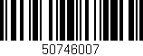 Código de barras (EAN, GTIN, SKU, ISBN): '50746007'