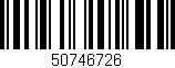 Código de barras (EAN, GTIN, SKU, ISBN): '50746726'