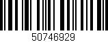 Código de barras (EAN, GTIN, SKU, ISBN): '50746929'