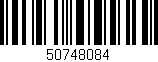 Código de barras (EAN, GTIN, SKU, ISBN): '50748084'