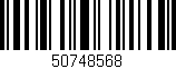 Código de barras (EAN, GTIN, SKU, ISBN): '50748568'