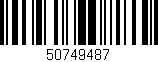 Código de barras (EAN, GTIN, SKU, ISBN): '50749487'