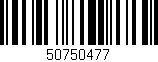 Código de barras (EAN, GTIN, SKU, ISBN): '50750477'