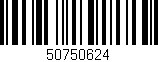 Código de barras (EAN, GTIN, SKU, ISBN): '50750624'