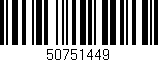 Código de barras (EAN, GTIN, SKU, ISBN): '50751449'