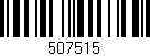 Código de barras (EAN, GTIN, SKU, ISBN): '507515'
