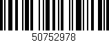 Código de barras (EAN, GTIN, SKU, ISBN): '50752978'