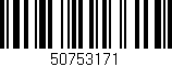 Código de barras (EAN, GTIN, SKU, ISBN): '50753171'