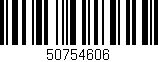 Código de barras (EAN, GTIN, SKU, ISBN): '50754606'
