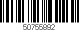 Código de barras (EAN, GTIN, SKU, ISBN): '50755892'