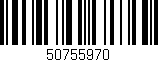 Código de barras (EAN, GTIN, SKU, ISBN): '50755970'
