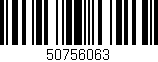 Código de barras (EAN, GTIN, SKU, ISBN): '50756063'