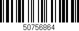 Código de barras (EAN, GTIN, SKU, ISBN): '50756864'