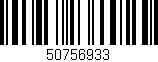 Código de barras (EAN, GTIN, SKU, ISBN): '50756933'