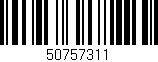 Código de barras (EAN, GTIN, SKU, ISBN): '50757311'