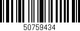 Código de barras (EAN, GTIN, SKU, ISBN): '50759434'