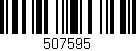 Código de barras (EAN, GTIN, SKU, ISBN): '507595'