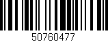 Código de barras (EAN, GTIN, SKU, ISBN): '50760477'