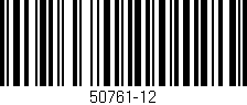 Código de barras (EAN, GTIN, SKU, ISBN): '50761-12'
