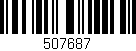 Código de barras (EAN, GTIN, SKU, ISBN): '507687'