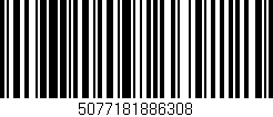 Código de barras (EAN, GTIN, SKU, ISBN): '5077181886308'