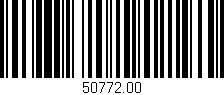 Código de barras (EAN, GTIN, SKU, ISBN): '50772.00'
