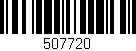 Código de barras (EAN, GTIN, SKU, ISBN): '507720'