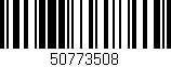 Código de barras (EAN, GTIN, SKU, ISBN): '50773508'
