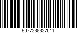 Código de barras (EAN, GTIN, SKU, ISBN): '5077388837011'