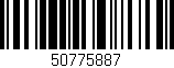 Código de barras (EAN, GTIN, SKU, ISBN): '50775887'