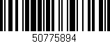 Código de barras (EAN, GTIN, SKU, ISBN): '50775894'