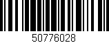 Código de barras (EAN, GTIN, SKU, ISBN): '50776028'