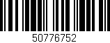 Código de barras (EAN, GTIN, SKU, ISBN): '50776752'