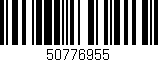 Código de barras (EAN, GTIN, SKU, ISBN): '50776955'