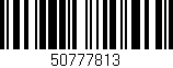 Código de barras (EAN, GTIN, SKU, ISBN): '50777813'