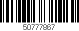 Código de barras (EAN, GTIN, SKU, ISBN): '50777867'