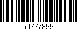 Código de barras (EAN, GTIN, SKU, ISBN): '50777899'