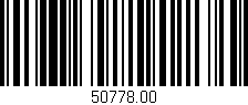 Código de barras (EAN, GTIN, SKU, ISBN): '50778.00'