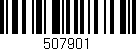 Código de barras (EAN, GTIN, SKU, ISBN): '507901'