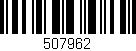 Código de barras (EAN, GTIN, SKU, ISBN): '507962'