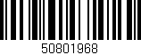 Código de barras (EAN, GTIN, SKU, ISBN): '50801968'