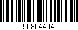 Código de barras (EAN, GTIN, SKU, ISBN): '50804404'
