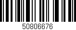 Código de barras (EAN, GTIN, SKU, ISBN): '50806676'