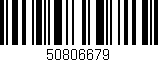 Código de barras (EAN, GTIN, SKU, ISBN): '50806679'